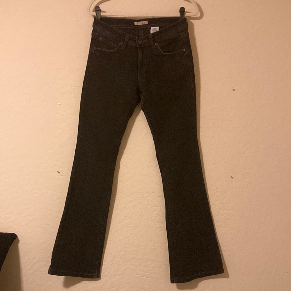 Levi’s 518 black super low boot cut jeans size 5L